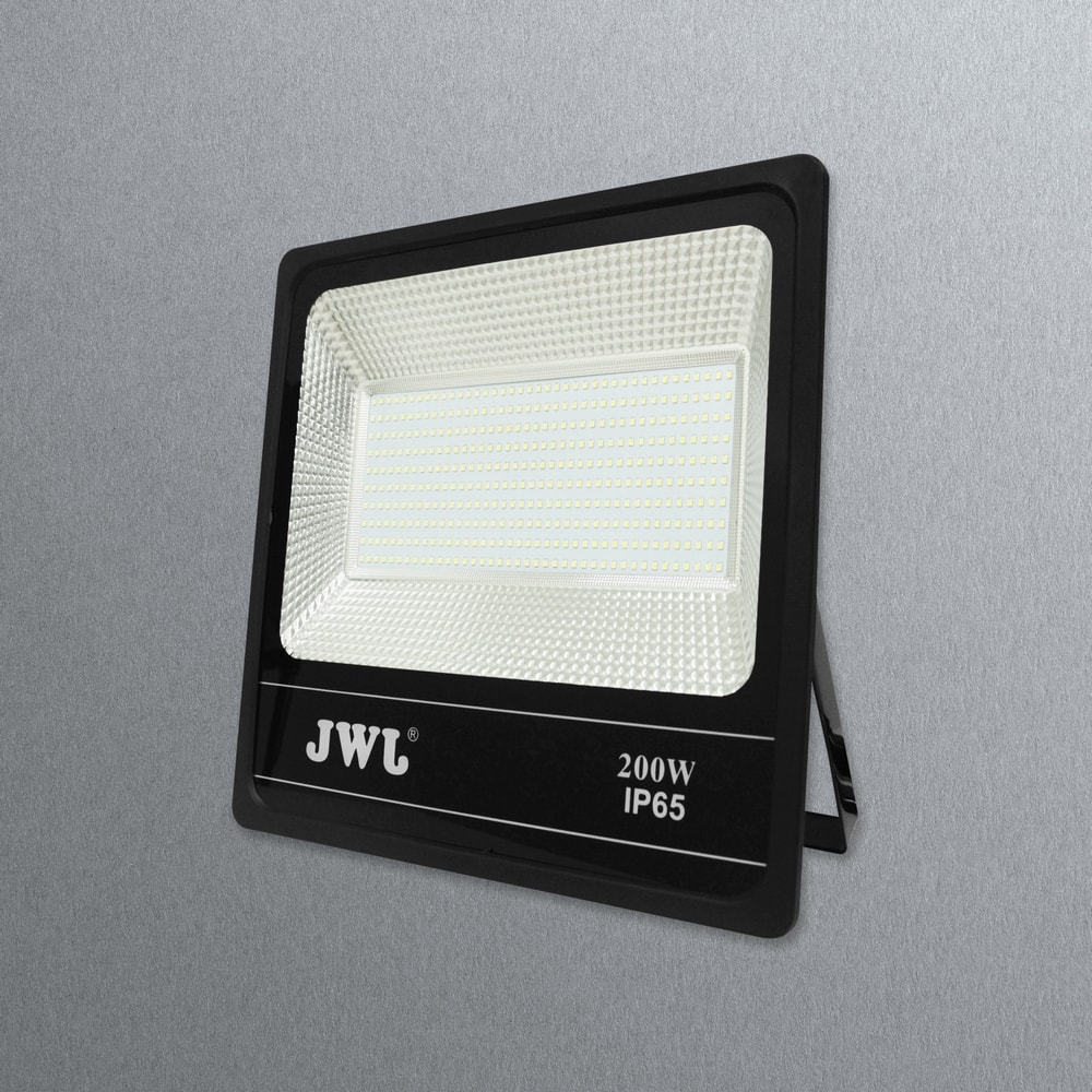 Reflector Tipo Lupa 200 W / Flujo luminoso 20 000 lm / 110 - 240 Vca 60Hz / Dimensiones 378 x 280 x 25mm / Uso en exterior IP66 JLRE-L200 - JLRE-L200